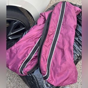 Dover Saddlery Maroon Boot Bag